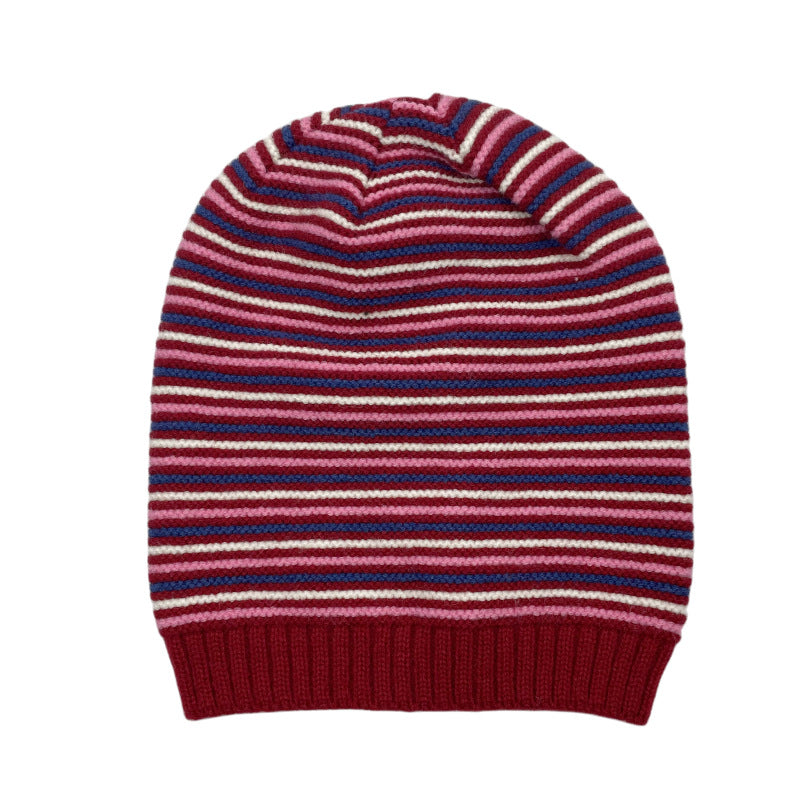 Striped Knitted Warm Woolen Hat