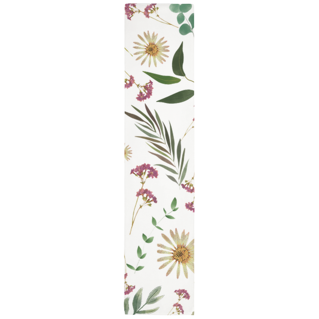 Flower and Leaf Pattern Table Runners