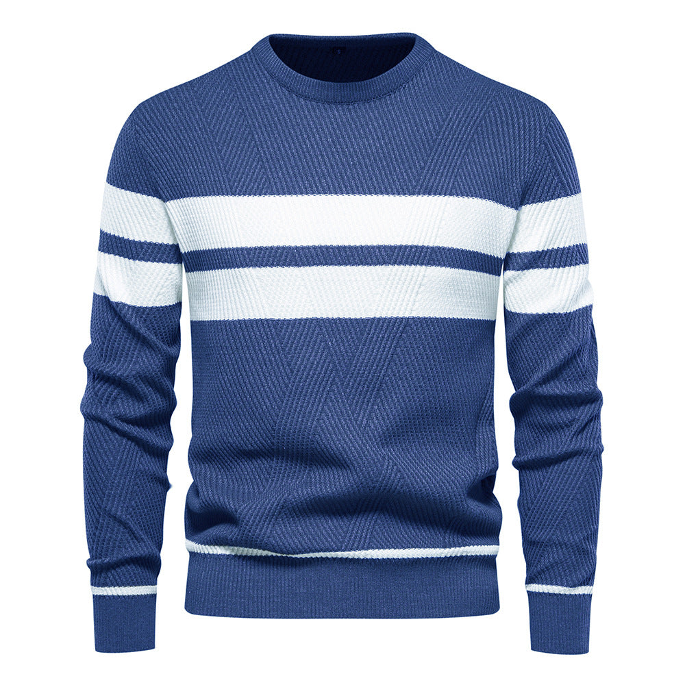 Fashion Casual Striped Men's Sweater