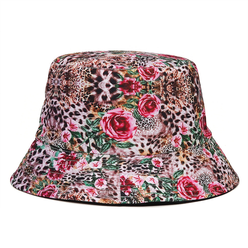 Women's European And American Fashionable Printed Sun Hat