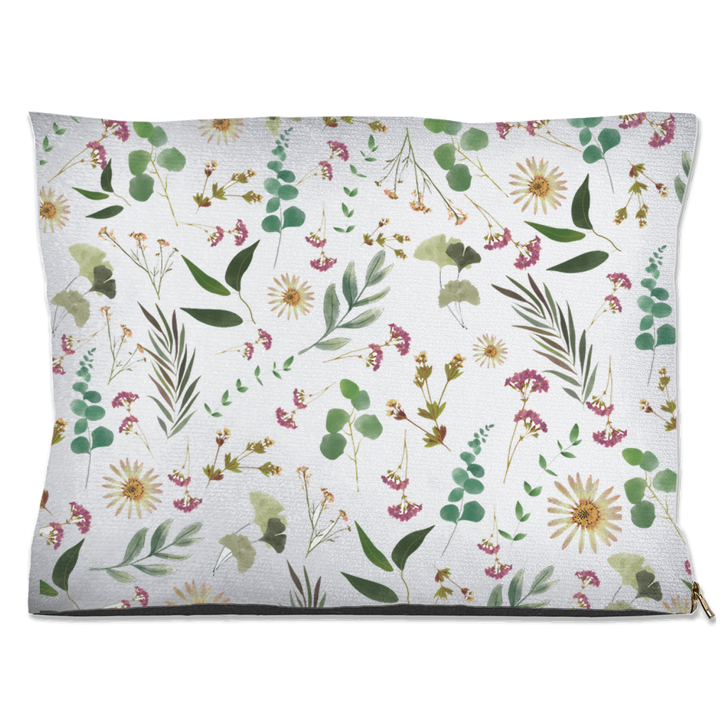 Flower and Leaf Pattern Dog Beds