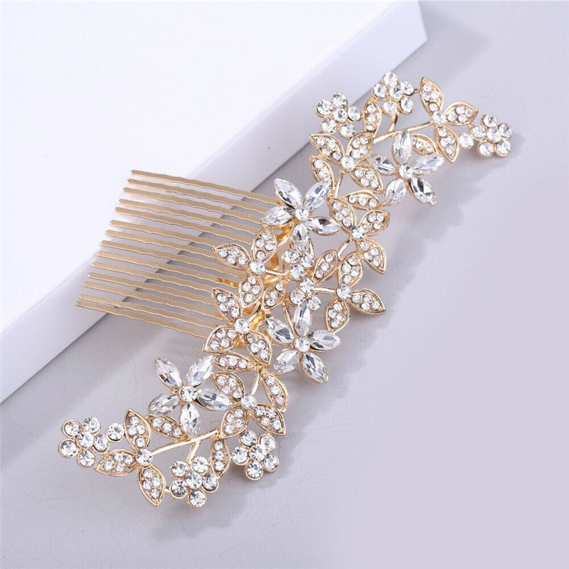 Bridal Jewelry Wedding Hair Clip With Drill