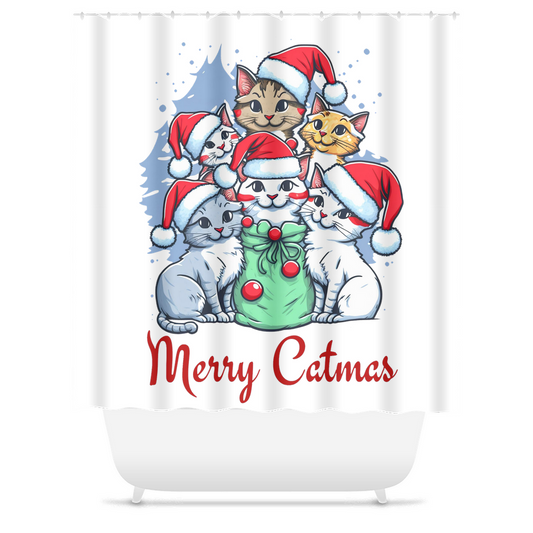 Catmas Shower Curtains