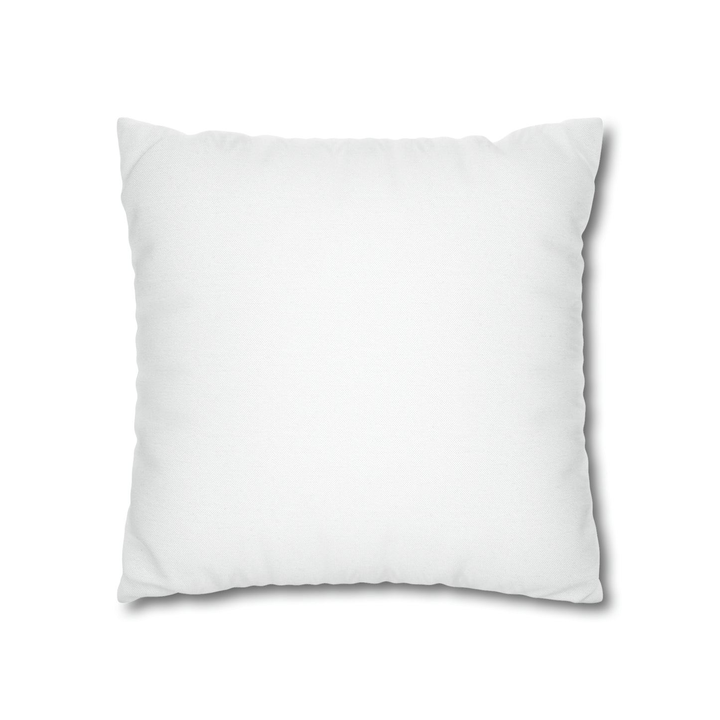 Let It Snow Spun Polyester Square Pillow Case