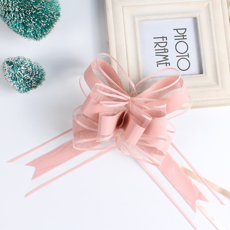 Arrange garland decoration ribbons