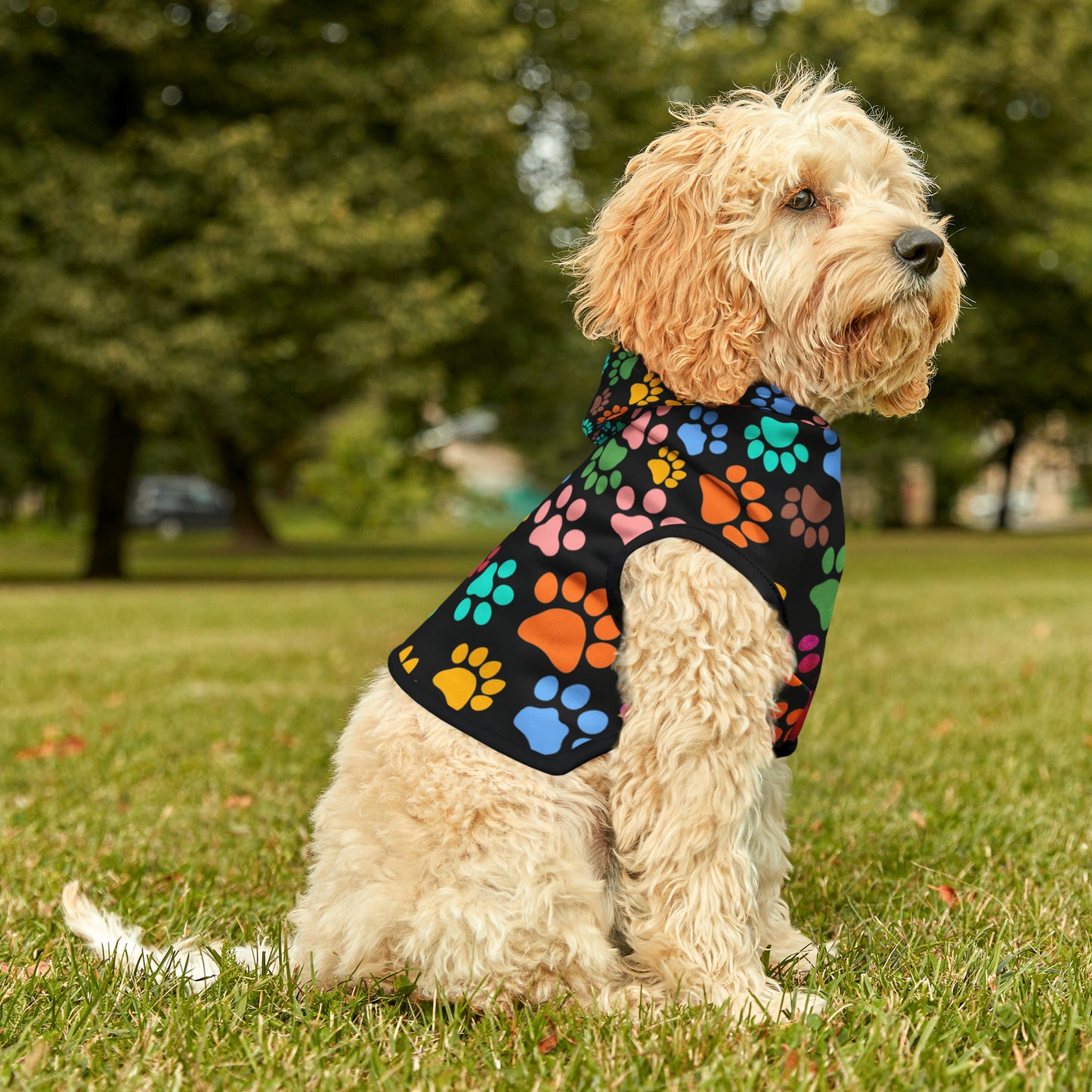 Paws Pattern Pet Hoodie