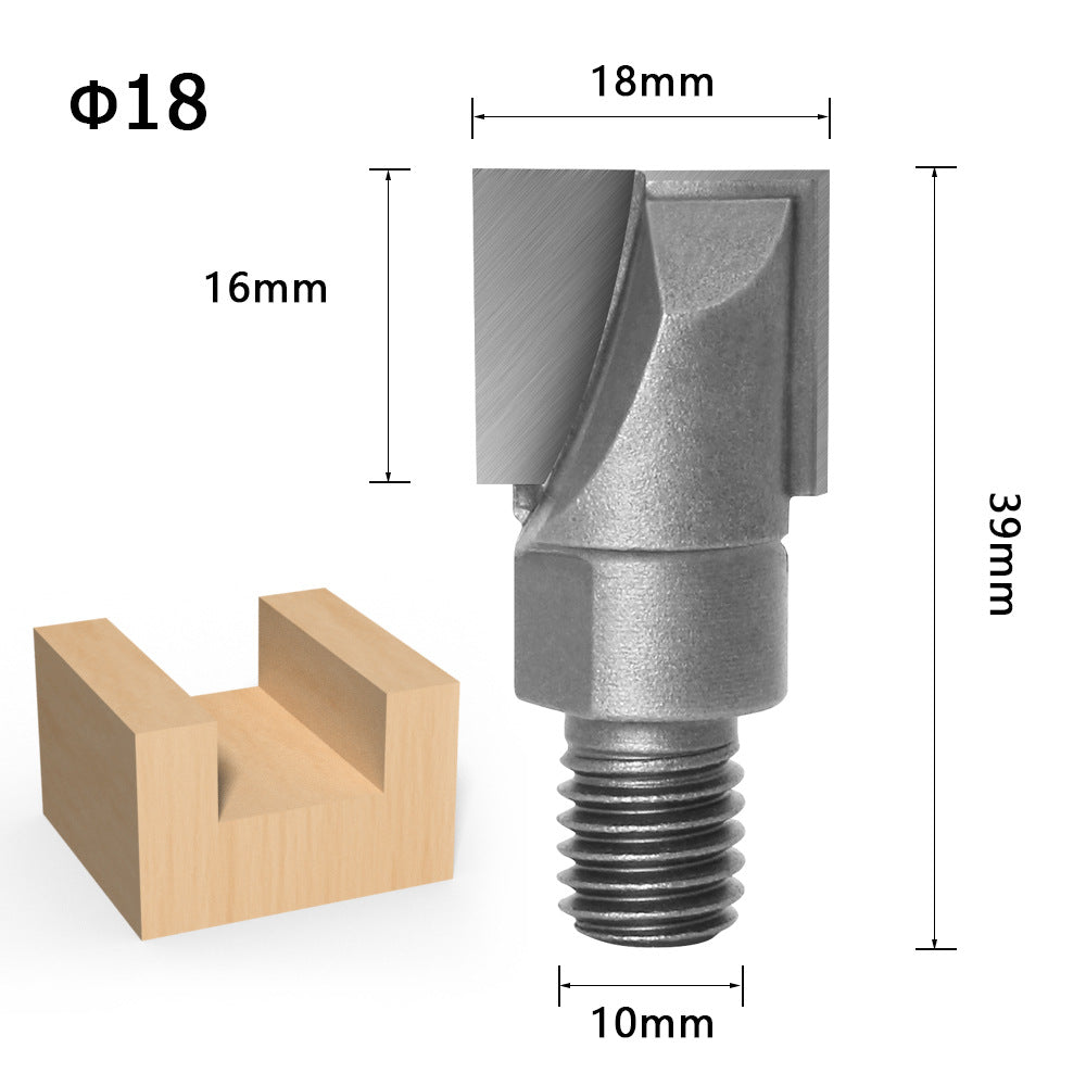 Screw thread screw bottom cleaner