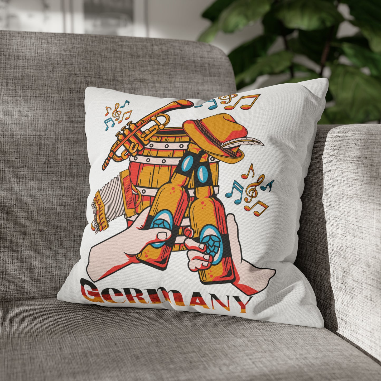 Germany Spun Polyester Square Pillow Case