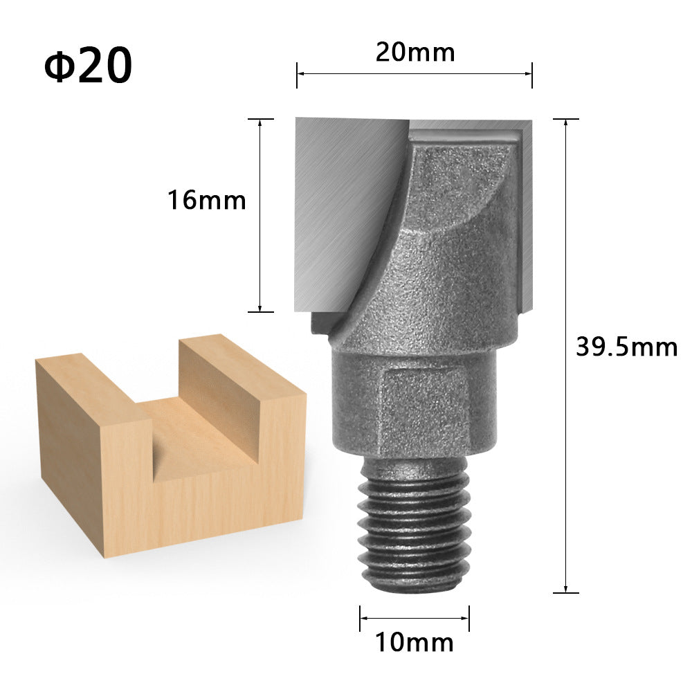 Screw thread screw bottom cleaner