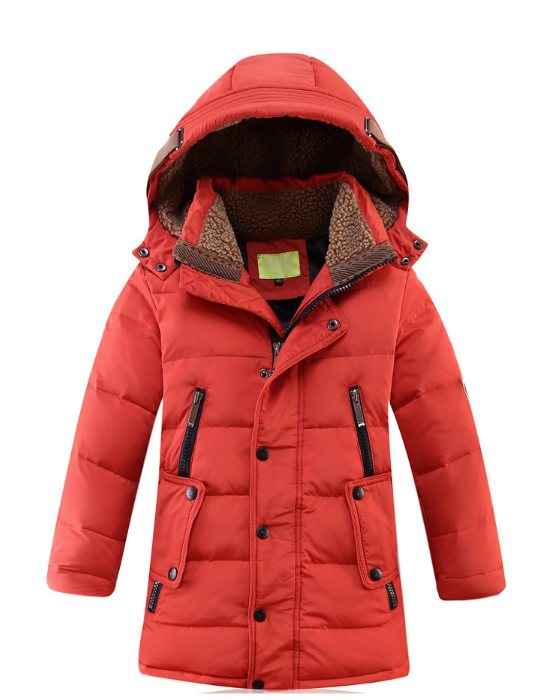 -30 Degree Children's Winter Jackets Duck Down Padded Children Clothing 2021 Big Boys Warm Winter Down Coat Thickening Outerwear