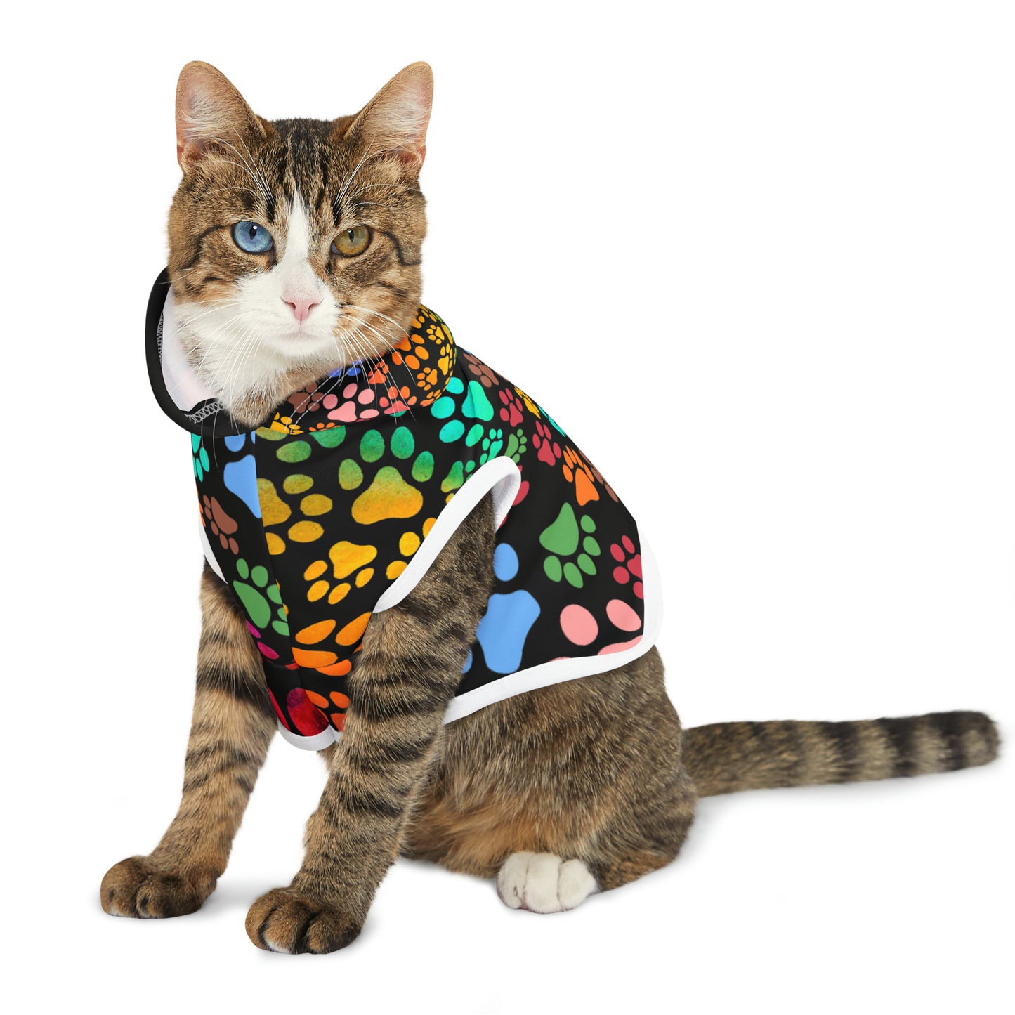 Paws Pattern Pet Hoodie