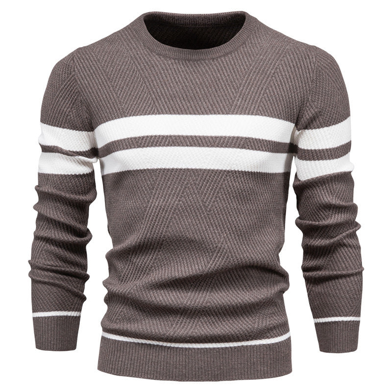 Fashion Casual Striped Men's Sweater