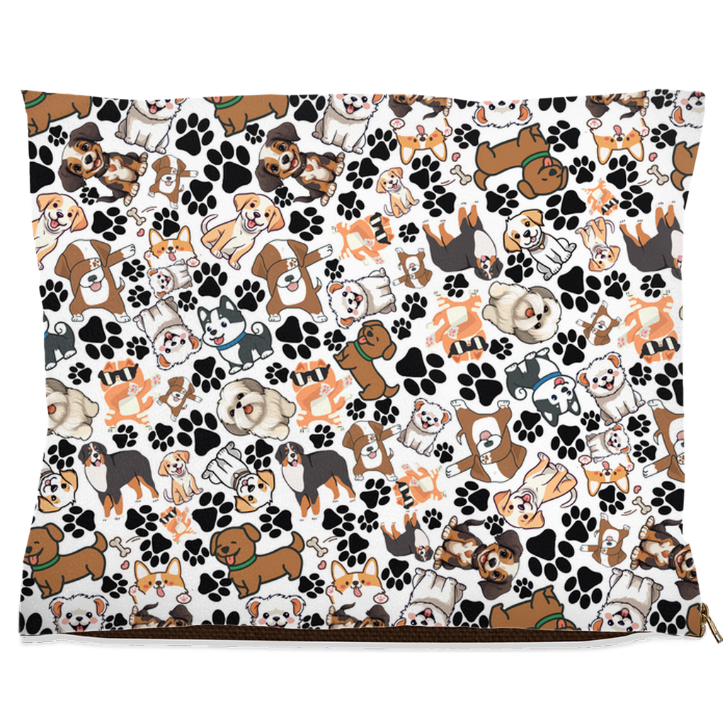 Dog Pattern Bed