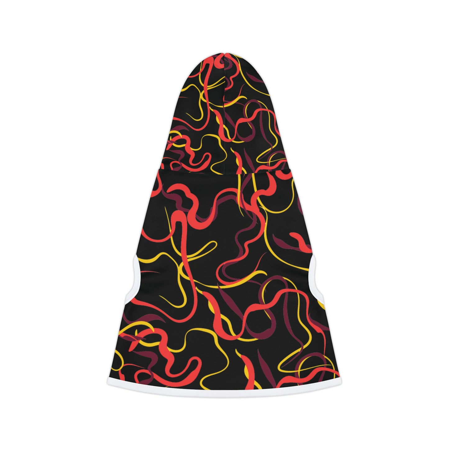 Abstract Line Pattern Pet Hoodie