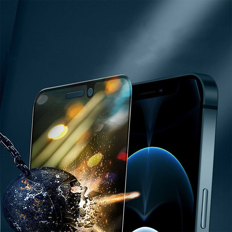 Compatible with Apple , Anti-peeping Toughened Film For Mobile Phones