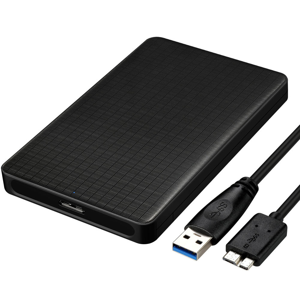 Grid Pattern Business Style USB3.0 Mobile Hard Disk Box