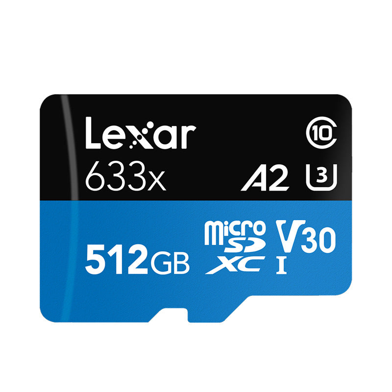 Lexar TF 32G 64G 128G 256G 512G Read 95M 633x Mobile Phone Tablet Game Card