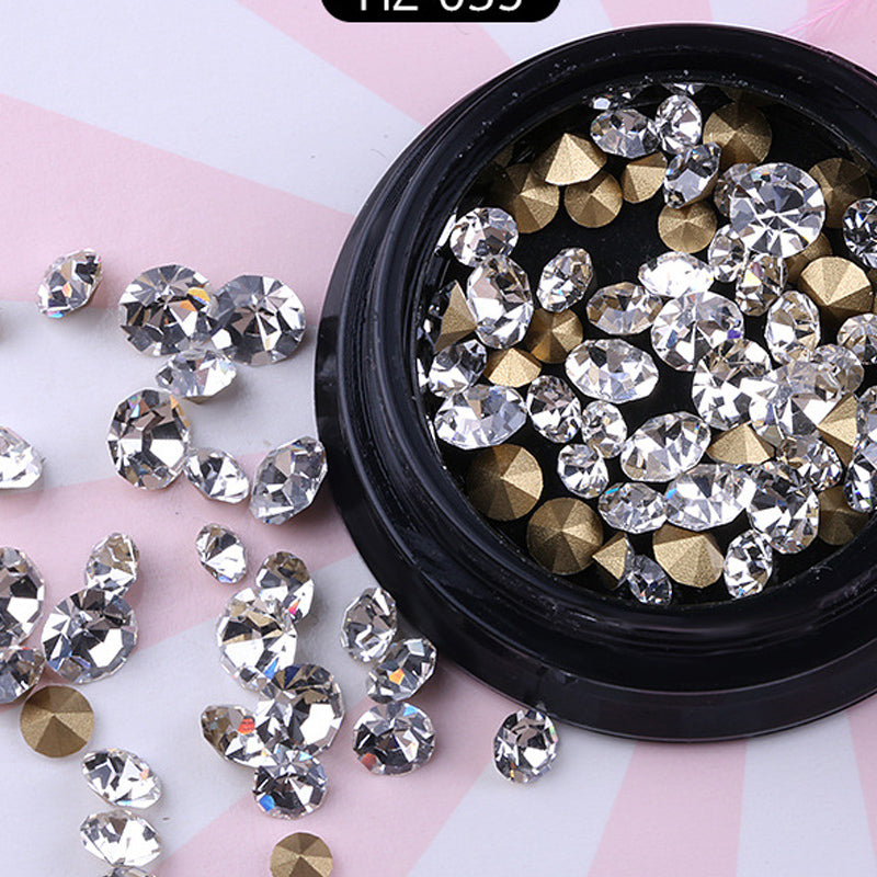 Nail Art Accessories Super Flash Diamond Nail Diamond Assortment