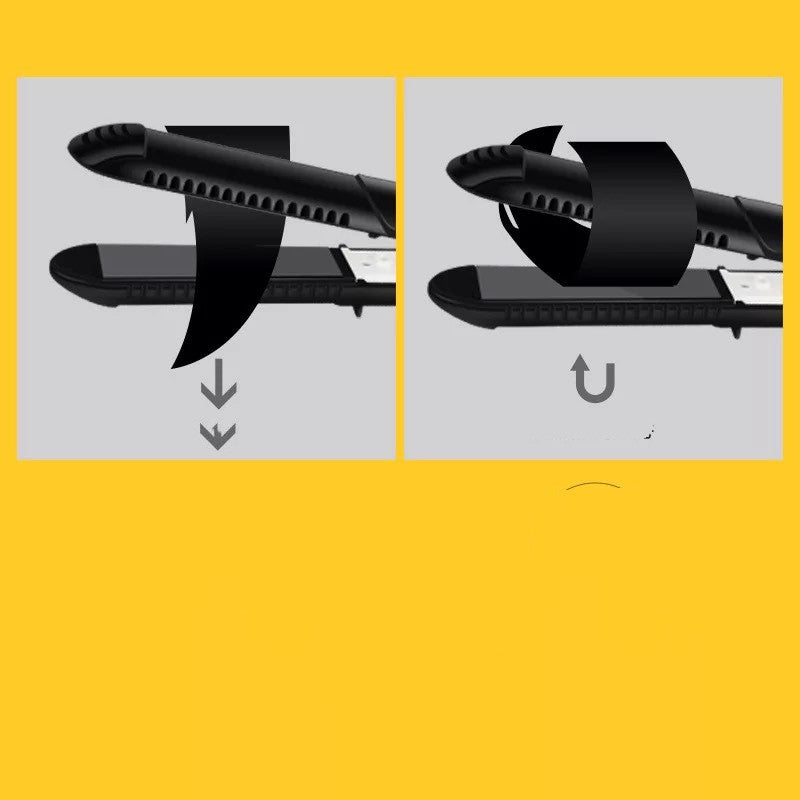 Straightening And Curling Dual-Purpose Hair Straightening Splint Mini Curling Iron Curling Iron Hair Straightener