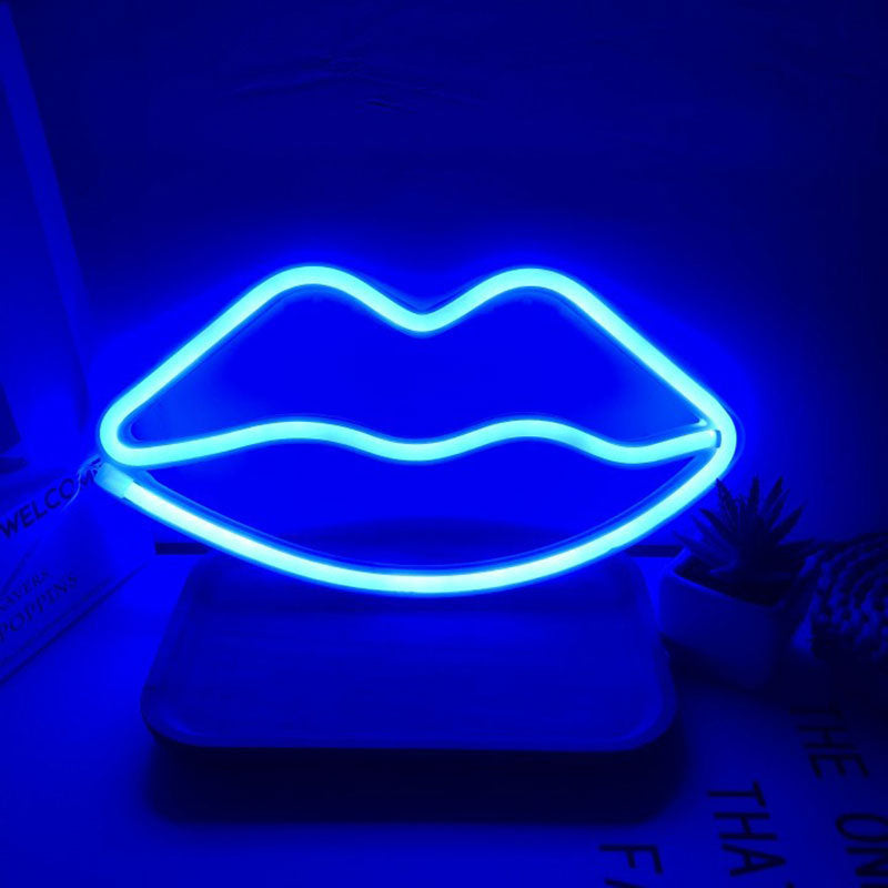AliExpress LED Neon Lights Bedroom Room Decoration Moon NeonLights USB Battery Dual-Purpose Modeling Lights