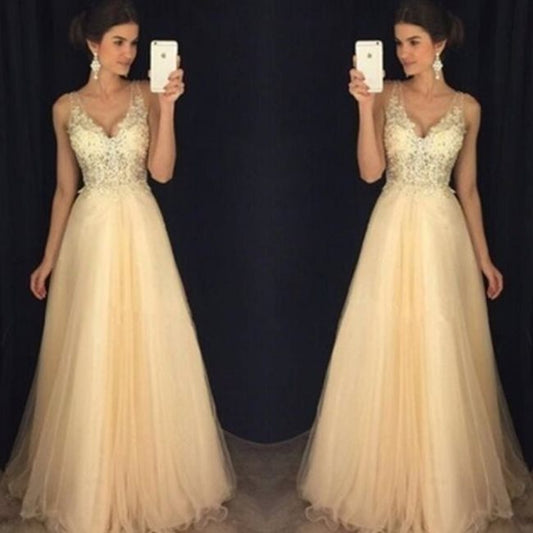 Lady Lace Dresses Evening Gown Wedding