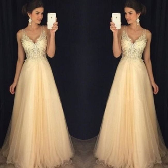 Lady Lace Dresses Evening Gown Wedding