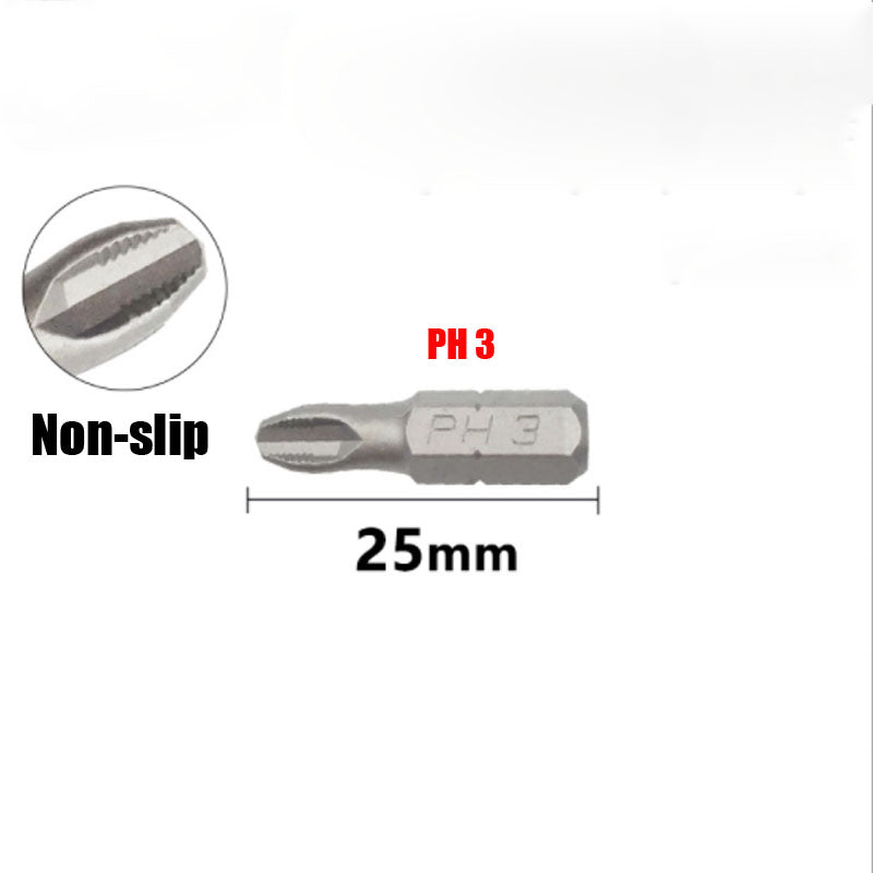 Anti Slip Electric Hex Shank Magnetic Screwdriver Drill Bit Set 6pcs 25mm