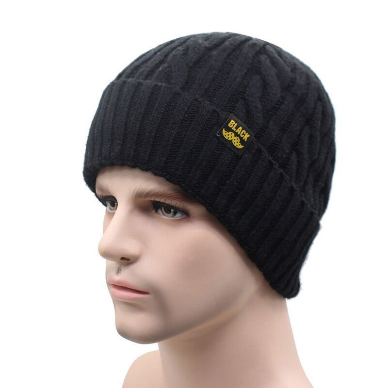 European And American Knitted Hat Men's Autumn And Winter Hat