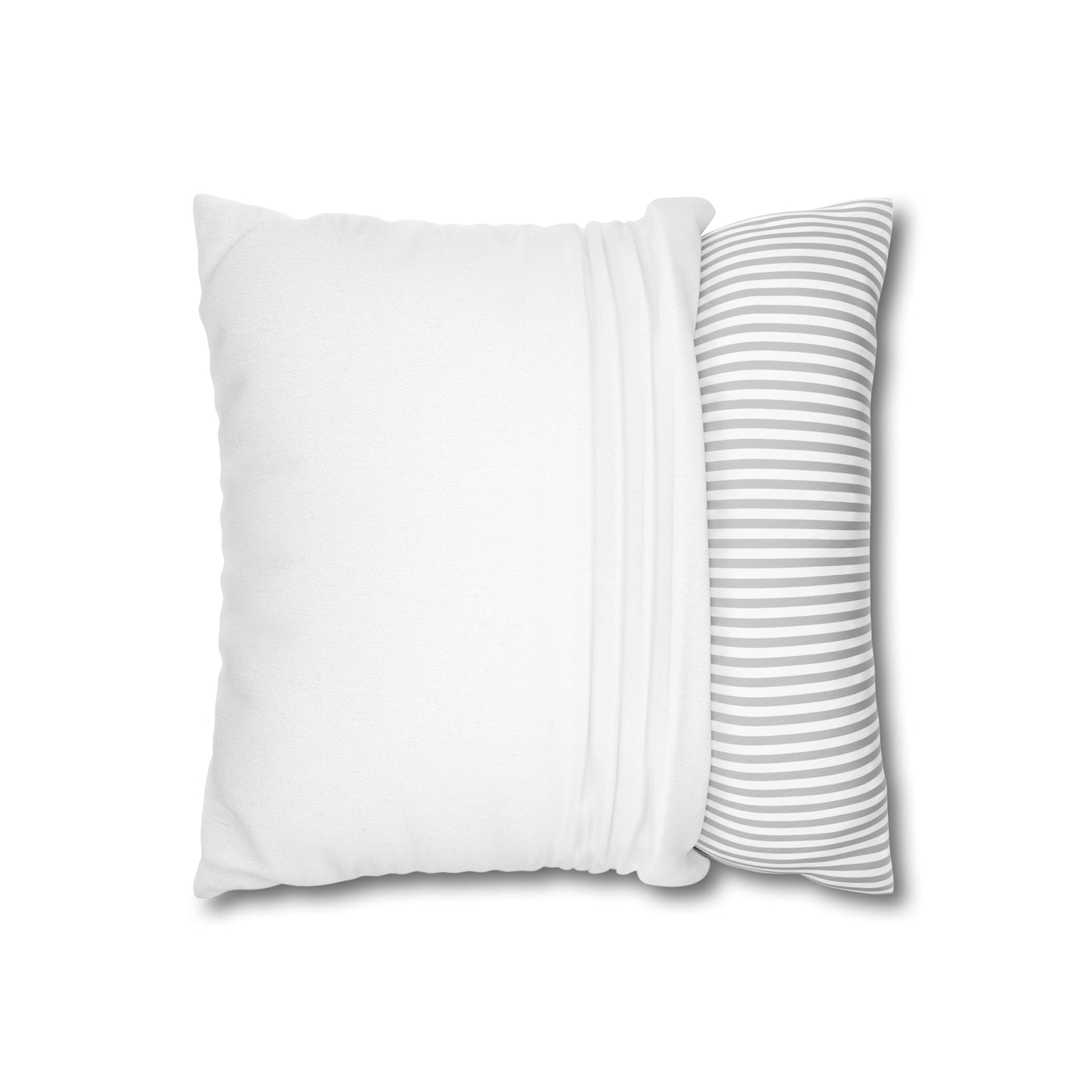 Let It Snow Spun Polyester Square Pillow Case