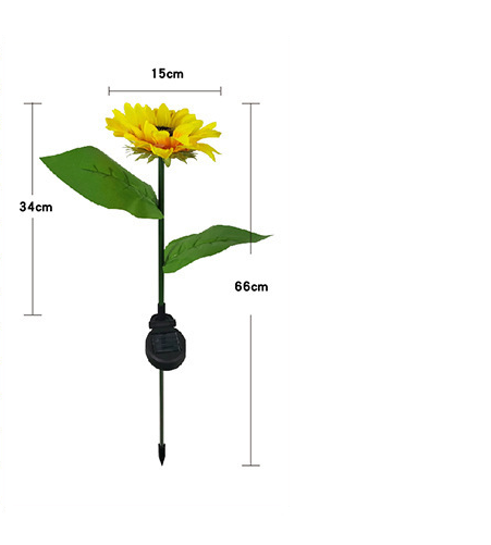 LED Solar Sunflower Lamps Solar Light Decorative Lights