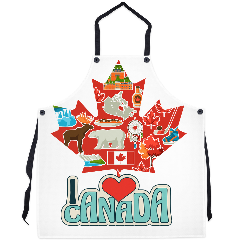 I Love Canada Aprons