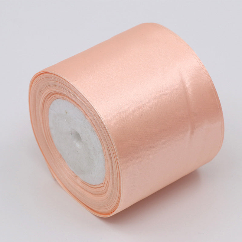 8CM Wide Ribbon Silk Colored Ribbons Wedding Supplies
