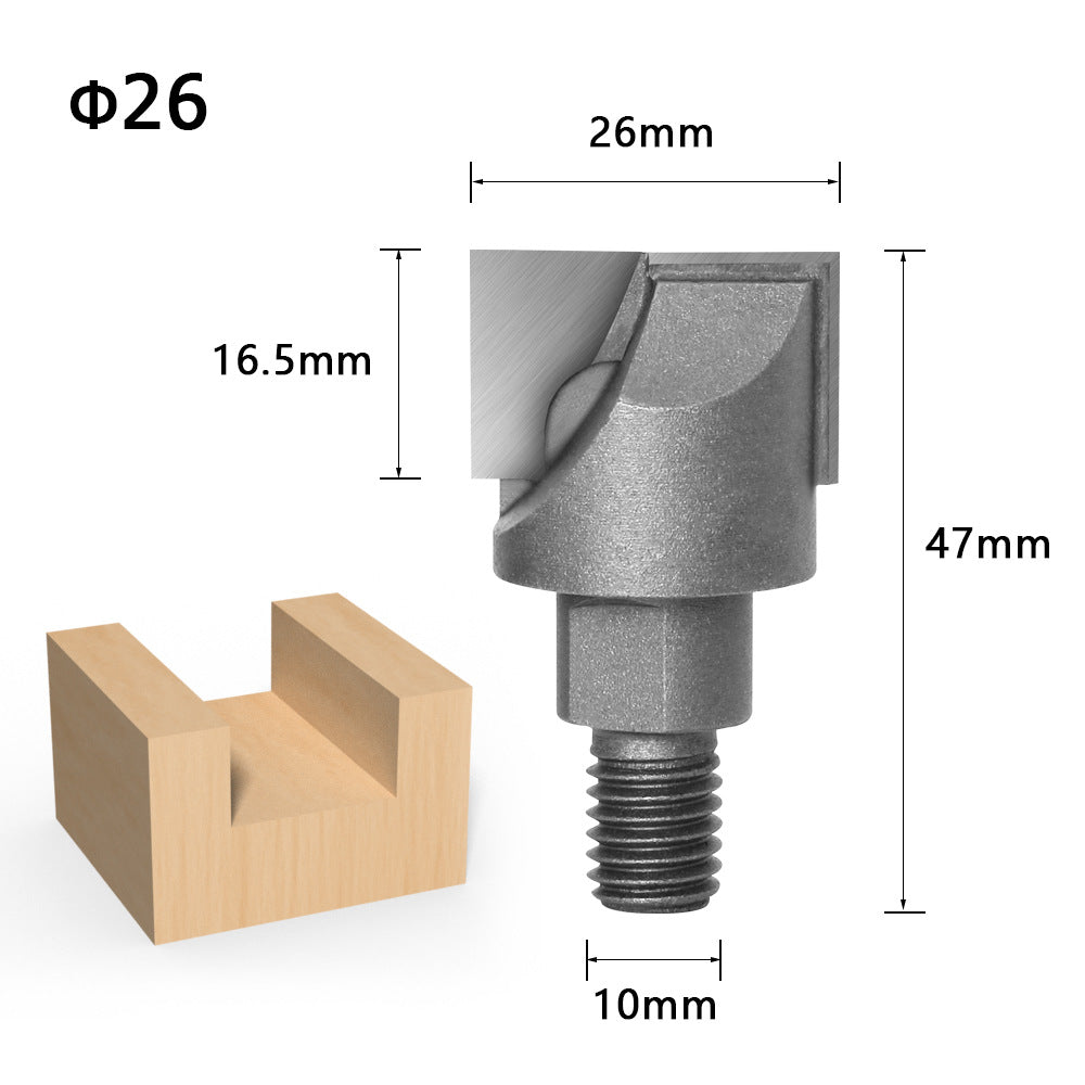 Screw thread screw bottom cleaner