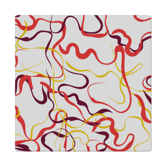 Abstract Line Pattern Cloth Napkins