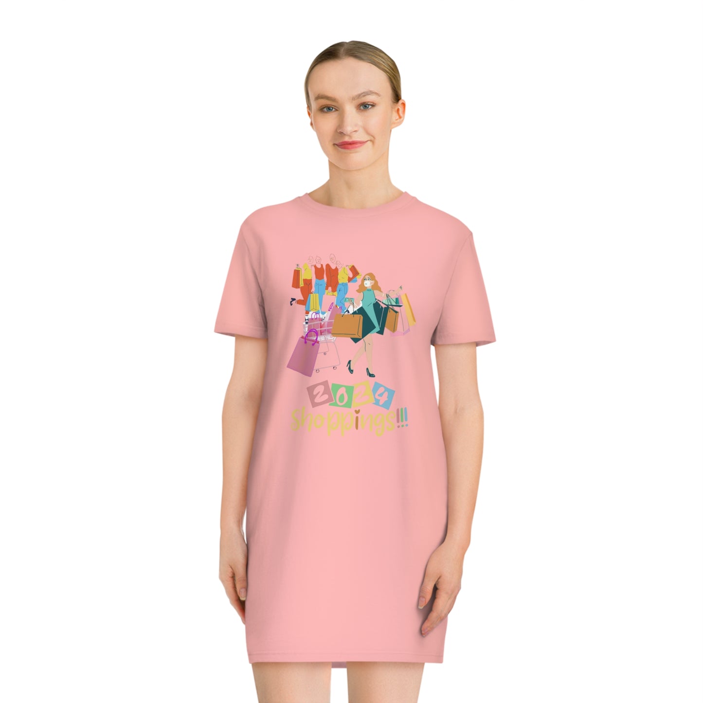 2024 Shoppings Spinner T-Shirt Dress