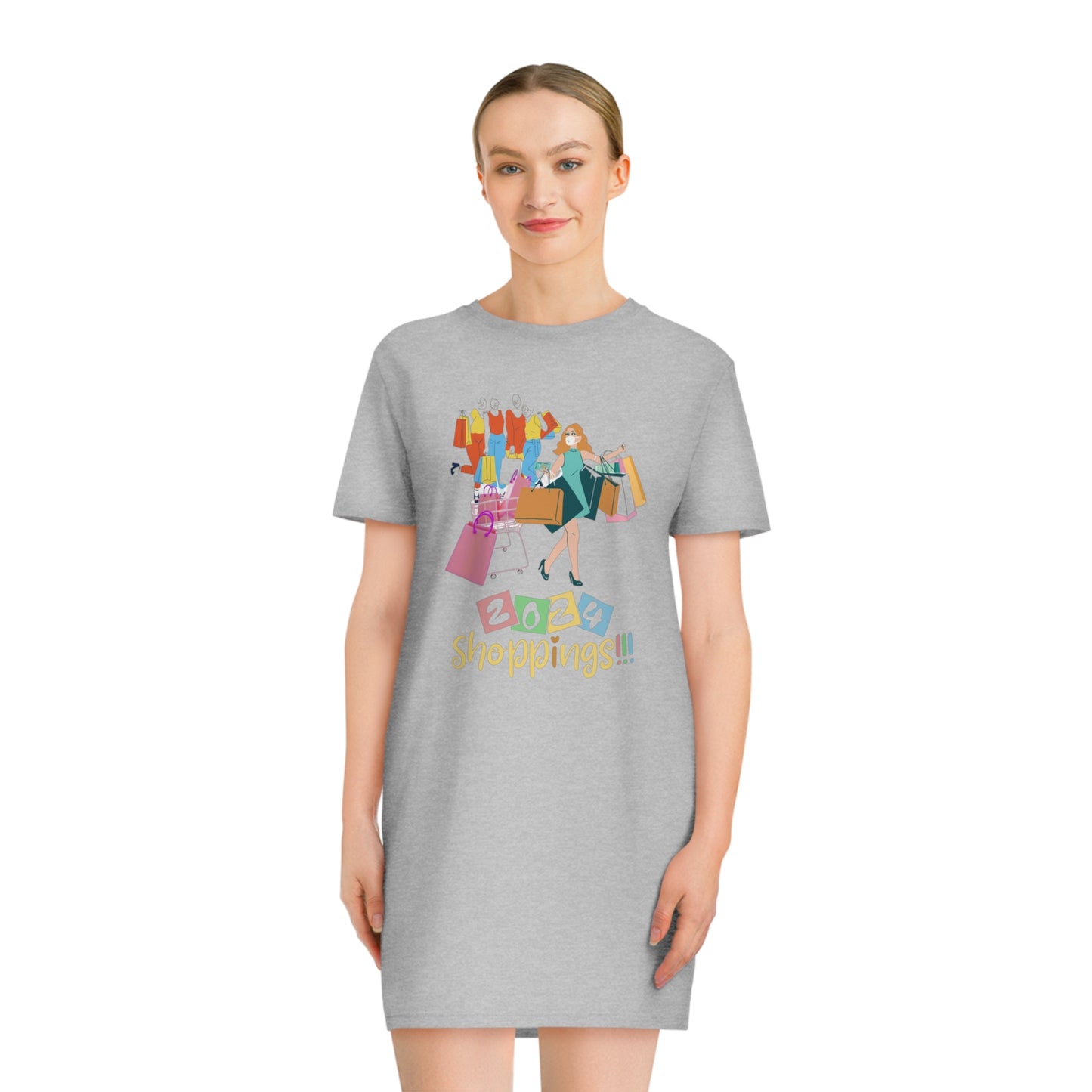 2024 Shoppings Spinner T-Shirt Dress