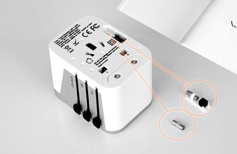 Multi-country travel adapter