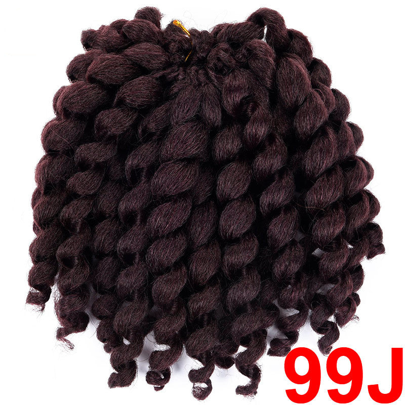 Women's curly hair braids