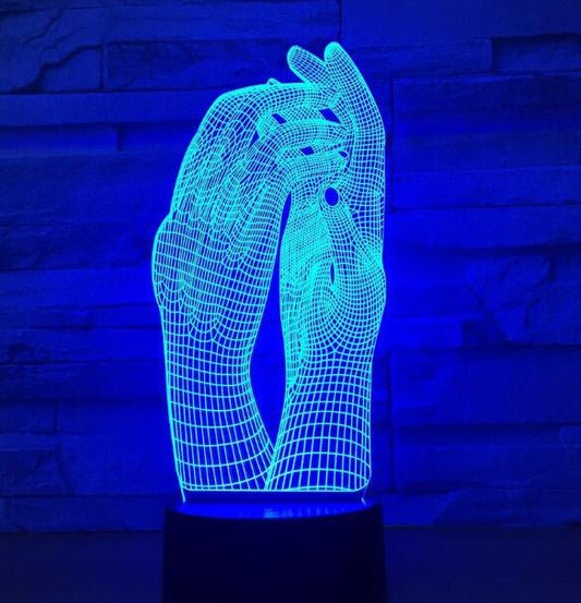 A variety of colorful LED night lights