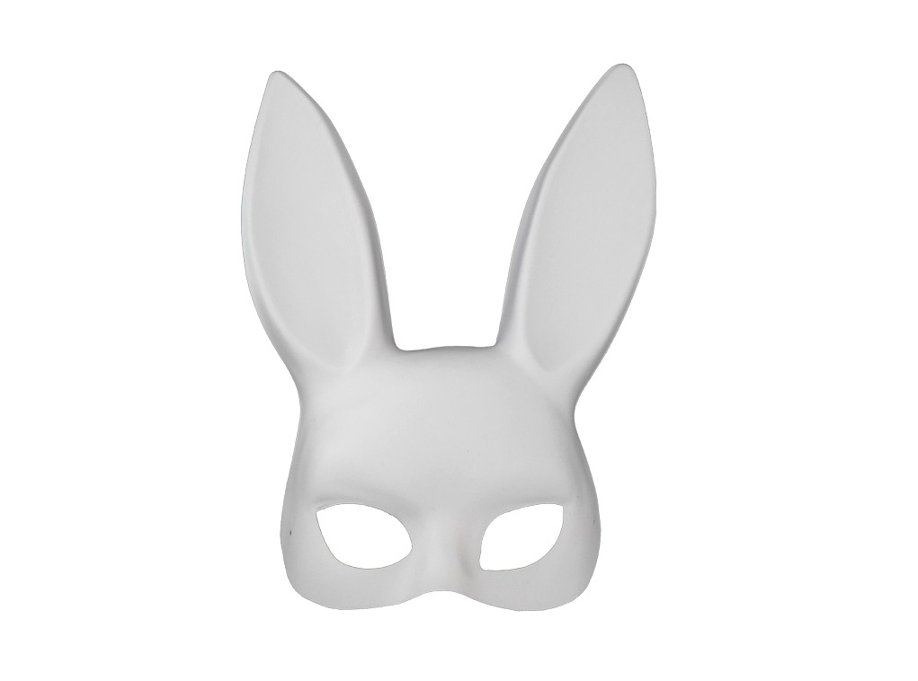 Fashion Black Rabbit Ear Half Face Mask