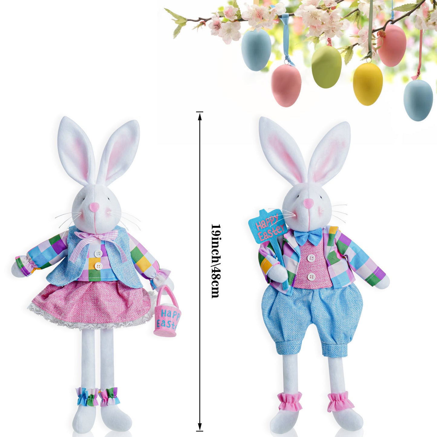 Easter Bunny Doll Easter Party Ornaments