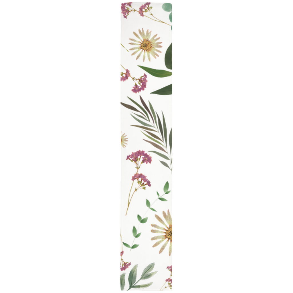 Flower and Leaf Pattern Table Runners