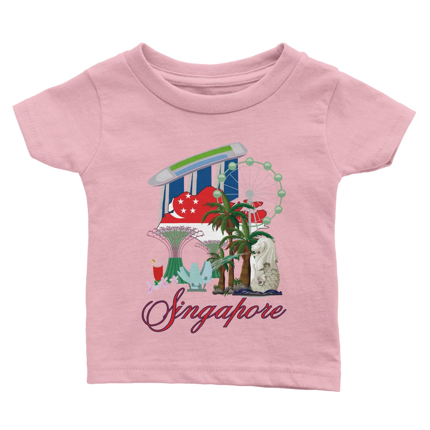 Singapore Classic Baby Crewneck T-shirt