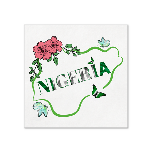 Nigeria Butterfly Uncoined Napkins