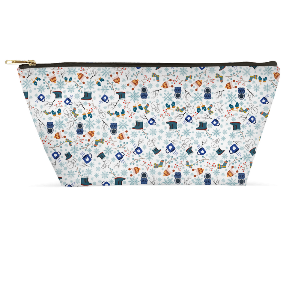 Winter Pattern Accessory Pouches