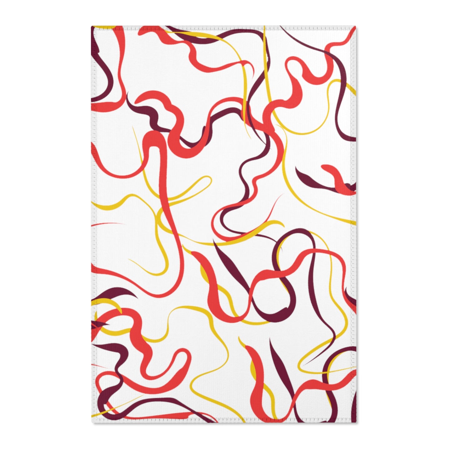 Abstract Line Pattern Area Rugs