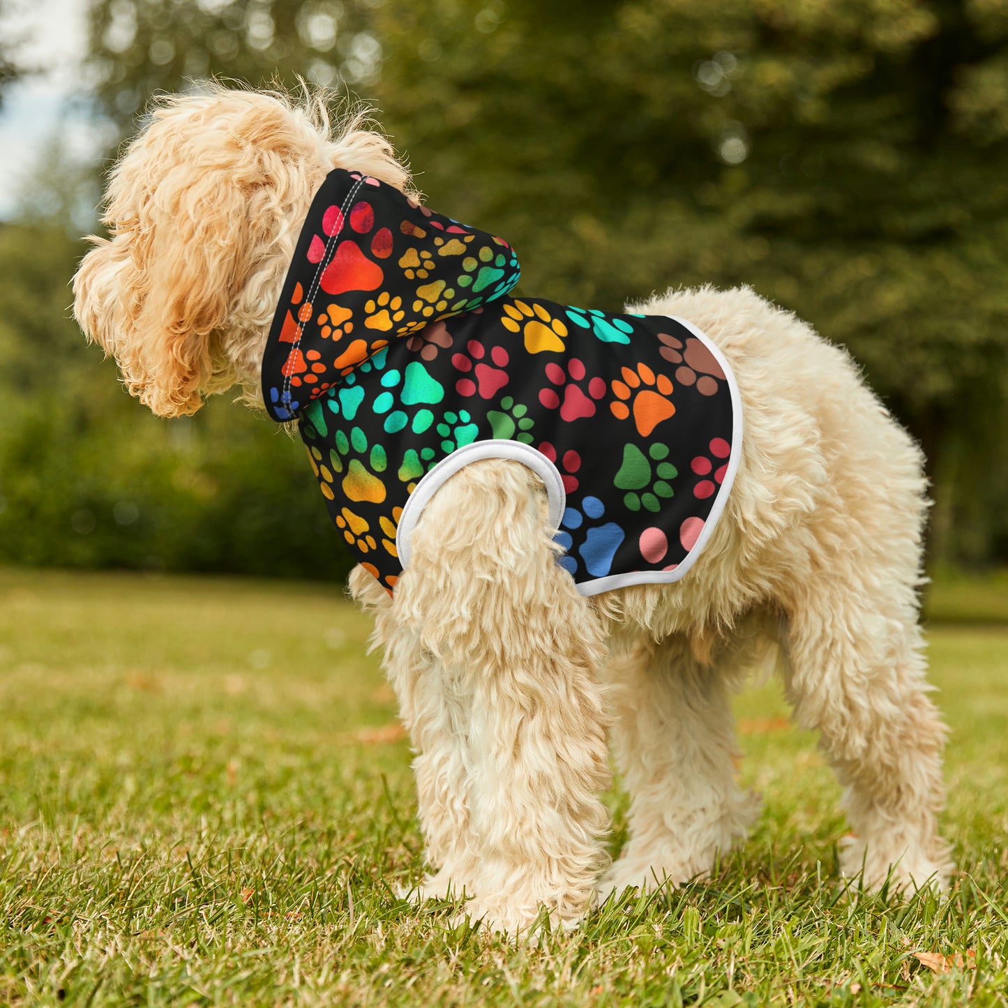 Paws Pattern Pet Hoodie