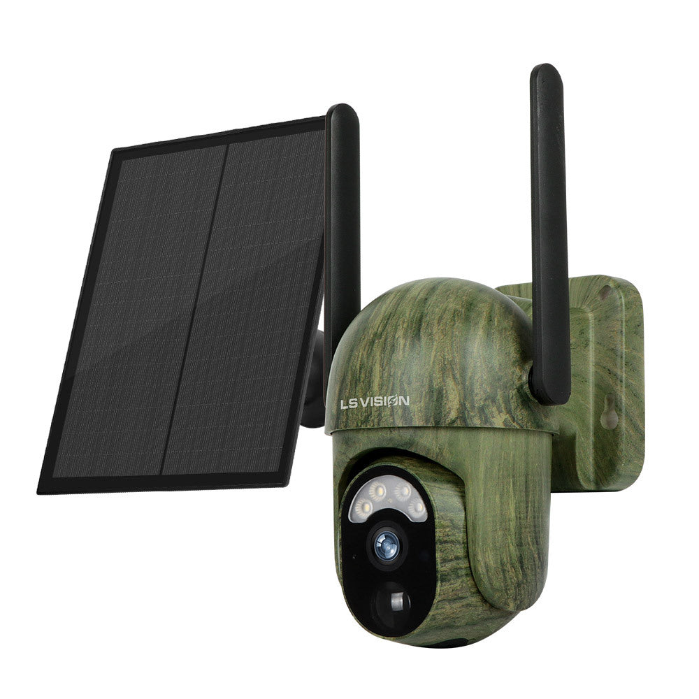 Camouflage 4G Solar Camera With Low Power Consumption And High-definition Full Color