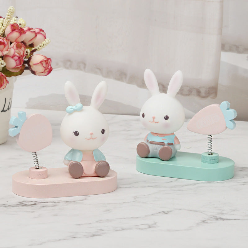 Bunny resin piggy bank