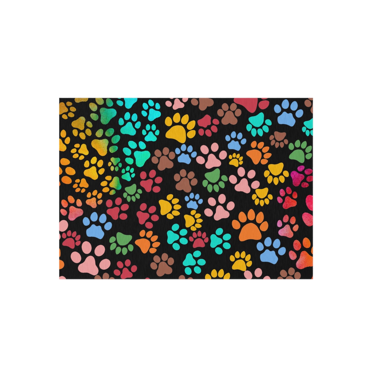 Paws Pattern Outdoor Rug